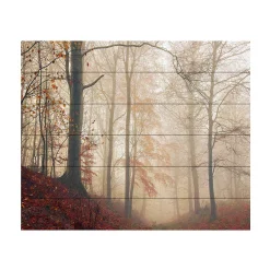 Trademark Fine Art 'Waiting For The Deer' Wood Slat Art