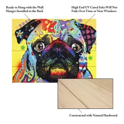 Trademark Fine Art 'Pug' Wood Slat Art -Kohl's Sales 3988726 ALT4