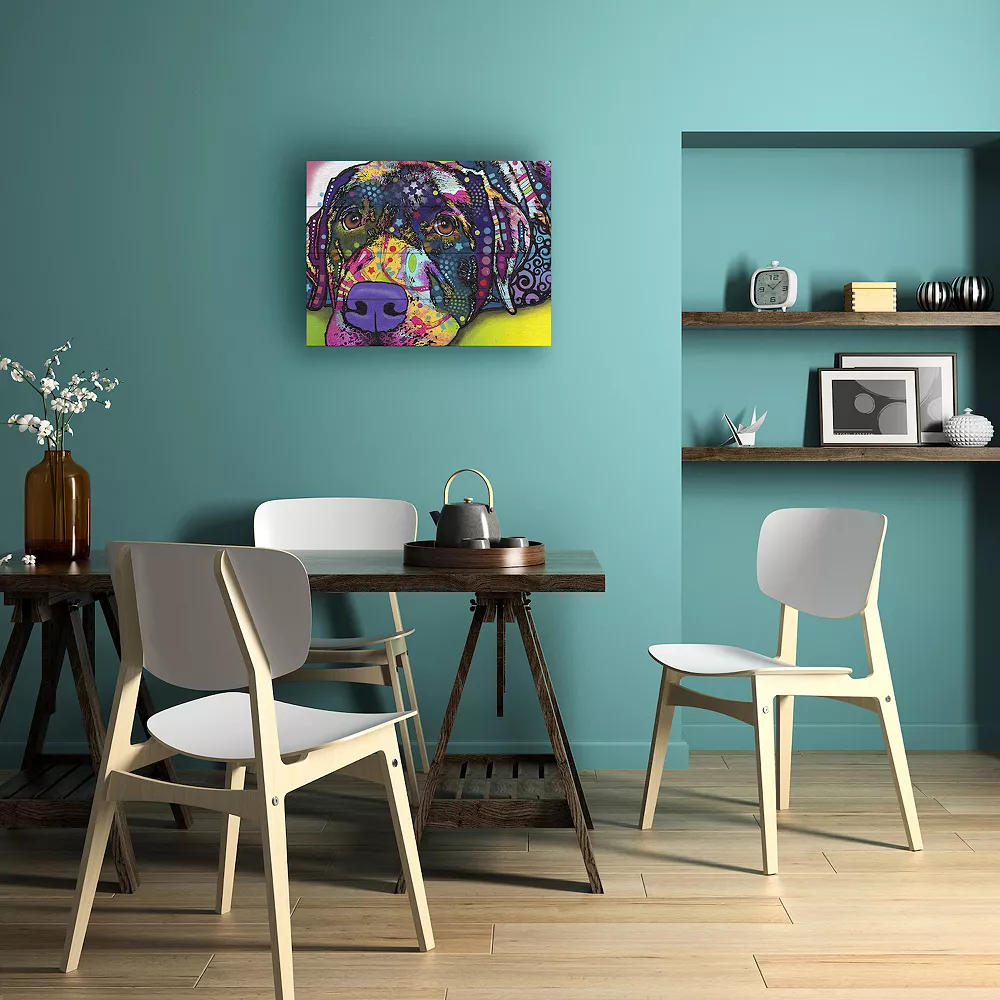 Trademark Fine Art 'Savvy Labrador' Wood Slat Art 2 Trademark Fine Art 'Savvy Labrador' Wood Slat Art - Image 2