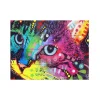 Trademark Fine Art 'Thinking Cat Crowned' Wood Slat Art
