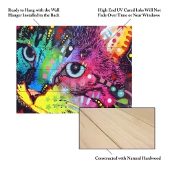 Trademark Fine Art 'Thinking Cat Crowned' Wood Slat Art -Kohl's Sales 3988730 ALT4