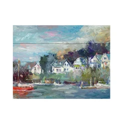 Trademark Fine Art 'Dock' Wood Slat Art