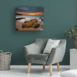 Trademark Fine Art 'Beach At Sunset 5' Wood Slat Art -Kohl's Sales 3988852 ALT3