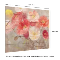 Trademark Fine Art 'Wild Poppies I' Wood Slat Art 11 Trademark Fine Art 'Wild Poppies I' Wood Slat Art -Kohl's Sales 3988854 ALT5