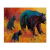 Trademark Fine Art 'Double Trouble Black Bear' Wood Slat Art