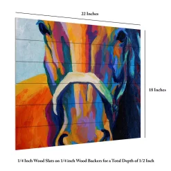 Trademark Fine Art 'One Of The Boys' Wood Slat Art -Kohl's Sales 3989008 ALT5