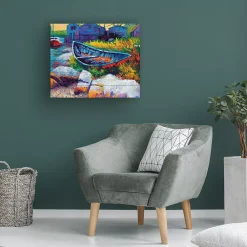 Trademark Fine Art 'Judy East Coast Boat Faa' Wood Slat Art 9 Trademark Fine Art 'Judy East Coast Boat Faa' Wood Slat Art -Kohl's Sales 3989024 ALT3