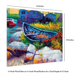 Trademark Fine Art 'Judy East Coast Boat Faa' Wood Slat Art 11 Trademark Fine Art 'Judy East Coast Boat Faa' Wood Slat Art -Kohl's Sales 3989024 ALT5