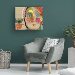Trademark Fine Art Wyanne 'The Talker' Wood Slat Art 9 Trademark Fine Art Wyanne 'The Talker' Wood Slat Art -Kohl's Sales 3989185 ALT3