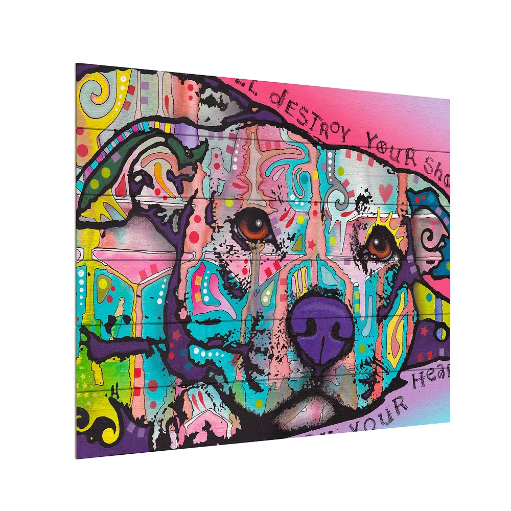 Trademark Fine Art 'Never Break Your Heart' Wood Slat Art 2 Trademark Fine Art 'Never Break Your Heart' Wood Slat Art - Image 2