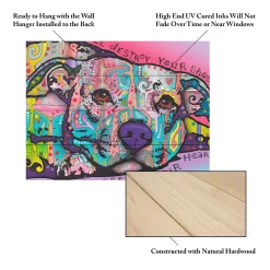 Trademark Fine Art 'Never Break Your Heart' Wood Slat Art 10 Trademark Fine Art 'Never Break Your Heart' Wood Slat Art -Kohl's Sales 3989347 ALT4