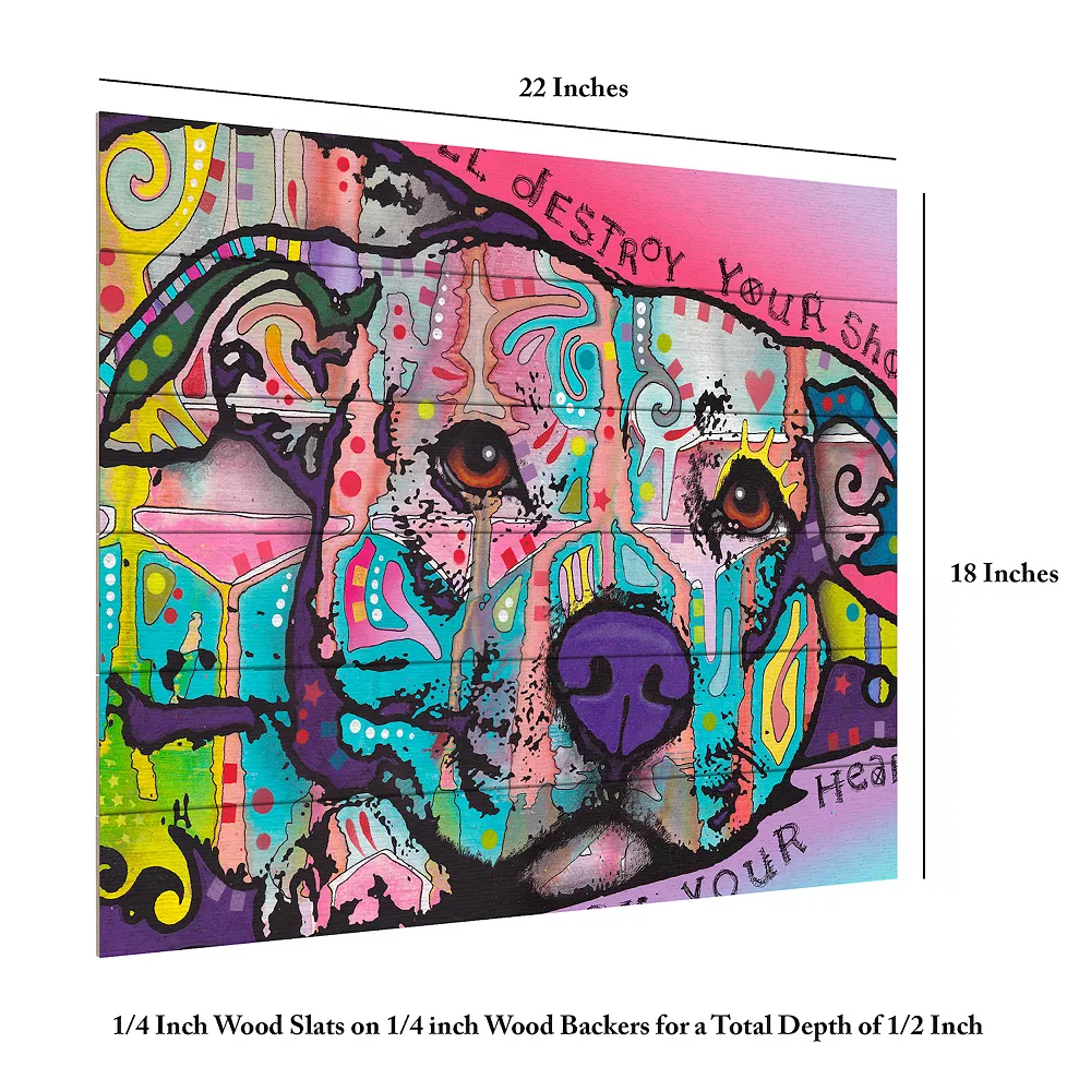 Trademark Fine Art 'Never Break Your Heart' Wood Slat Art 6 Trademark Fine Art 'Never Break Your Heart' Wood Slat Art - Image 6