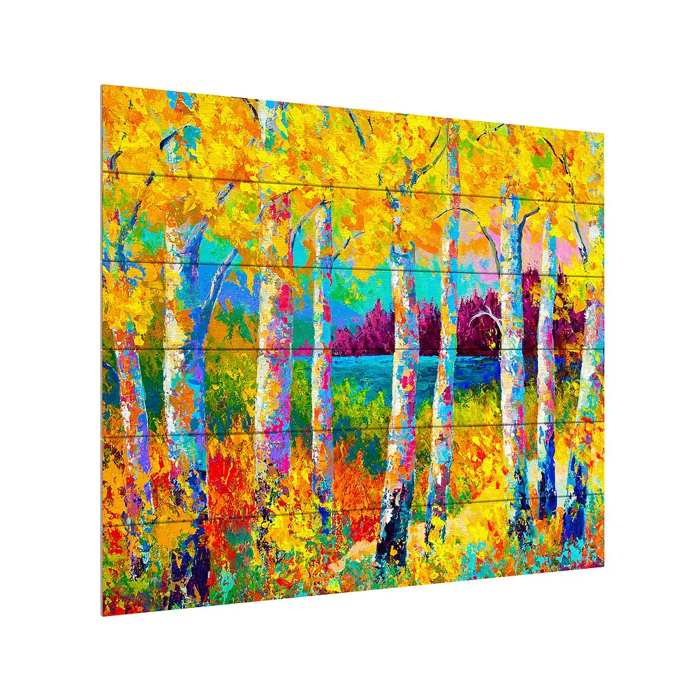Trademark Fine Art 'Autumn Jewels' Wood Slat Art 2 Trademark Fine Art 'Autumn Jewels' Wood Slat Art - Image 2