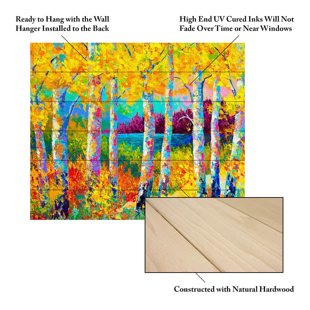 Trademark Fine Art 'Autumn Jewels' Wood Slat Art 5 Trademark Fine Art 'Autumn Jewels' Wood Slat Art - Image 5