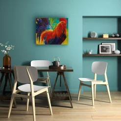 Trademark Fine Art 'Hot Shot Rooster' Wood Slat Art 8 Trademark Fine Art 'Hot Shot Rooster' Wood Slat Art -Kohl's Sales 3989391 ALT2