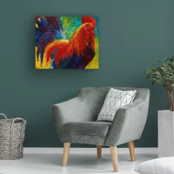 Trademark Fine Art 'Hot Shot Rooster' Wood Slat Art 9 Trademark Fine Art 'Hot Shot Rooster' Wood Slat Art -Kohl's Sales 3989391 ALT3