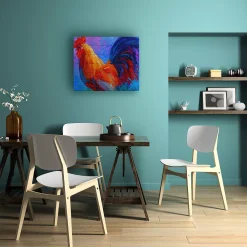 Trademark Fine Art 'Rooster Bob 1' Wood Slat Art 8 Trademark Fine Art 'Rooster Bob 1' Wood Slat Art -Kohl's Sales 3989402 ALT2