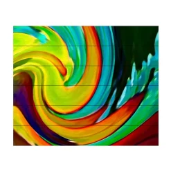 Trademark Fine Art Trademark Fine 'Crashing Wave' Wood Slat Art