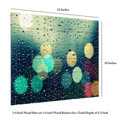 Trademark Fine Art 'Rainy City' Wood Slat Art -Kohl's Sales 3989447 ALT5