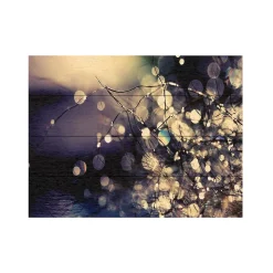 Trademark Fine Art 'Fairies In My Garden' Wood Slat Art