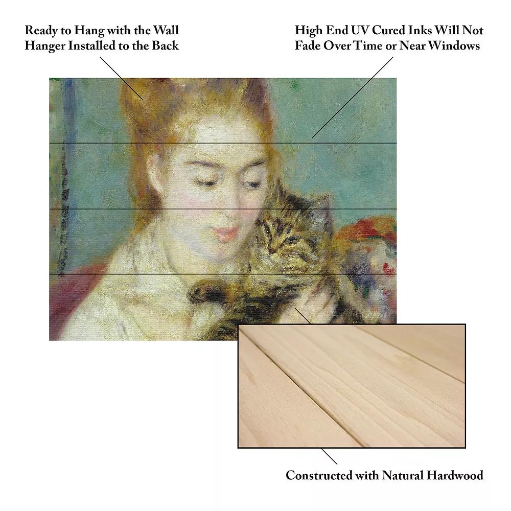 Trademark Fine Art Vincent Van Gogh 'Wheatfields Under Thnderclouds' Wood Slat Art 5 Trademark Fine Art Vincent Van Gogh 'Wheatfields Under Thnderclouds' Wood Slat Art - Image 5