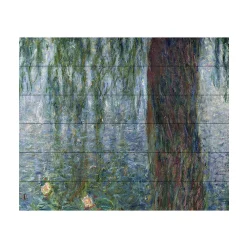 Trademark Fine Art Pierre Renoir 'Woman With A Cat 1875' Wood Slat Art