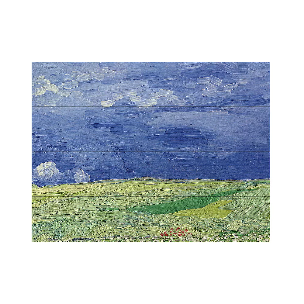 Trademark Fine Art Vincent Van Gogh 'Mulberry Tree, 1889' Wood Slat Art 1 Trademark Fine Art Vincent Van Gogh 'Mulberry Tree, 1889' Wood Slat Art