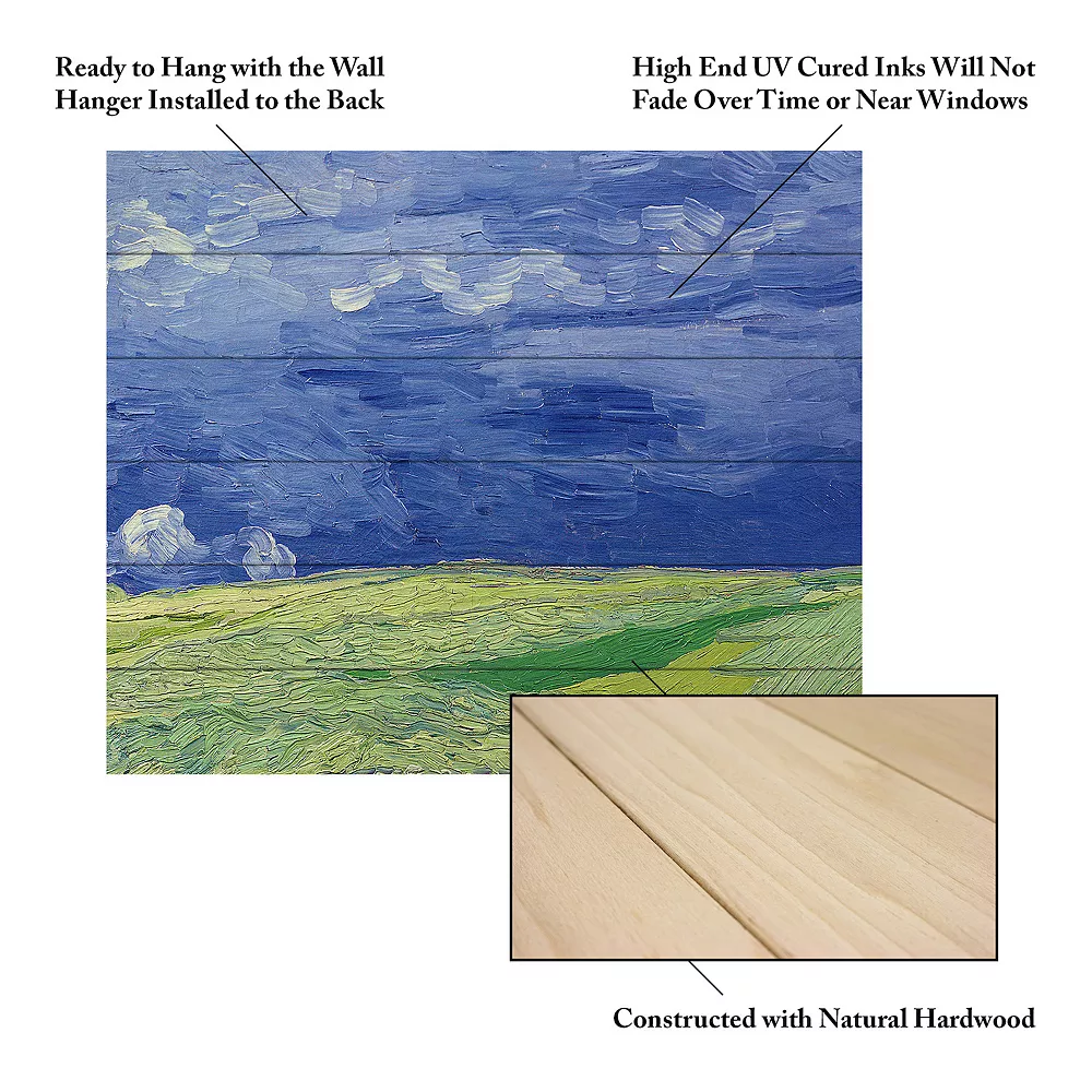 Trademark Fine Art Vincent Van Gogh 'Mulberry Tree, 1889' Wood Slat Art 5 Trademark Fine Art Vincent Van Gogh 'Mulberry Tree, 1889' Wood Slat Art - Image 5