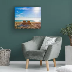 Trademark Fine Art Preston 'Florida Beach Chair' Wood Slat Art -Kohl's Sales 3989541 ALT3