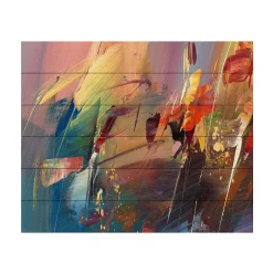 Trademark Fine Art Ricardo Tapia 'Garden' Wood Slat Art