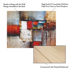 Trademark Fine Art Rio 'Cube Abstract VI' Wood Slat Art -Kohl's Sales 3989618 ALT4