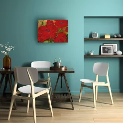 Trademark Fine Art Rio 'Poppies 2' Wood Slat Art -Kohl's Sales 3989630 ALT2