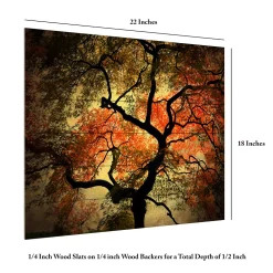 Trademark Fine Art Red For Love Wood Slat Wall Art -Kohl's Sales 3992049 ALT5