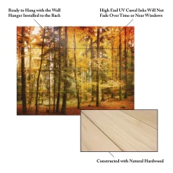 Trademark Fine Art The Red Way Wood Slat Wall Art -Kohl's Sales 3992053 ALT4