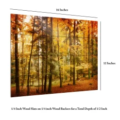 Trademark Fine Art The Red Way Wood Slat Wall Art -Kohl's Sales 3992053 ALT5