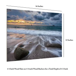 Trademark Fine Art Sunrise In Paris Wood Slat Wall Art -Kohl's Sales 3992073 ALT5