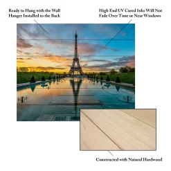 Trademark Fine Art Blue Hour For A Blue Ocean Wood Slat Wall Art -Kohl's Sales 3992075 ALT4