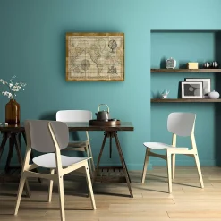 Trademark Fine Art Antique World Map Framed Wood Slat Wall Art -Kohl's Sales 3992115 ALT2