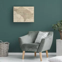 Trademark Fine Art Plan Of Washington DC Wood Slat Wall Art -Kohl's Sales 3992148 ALT3