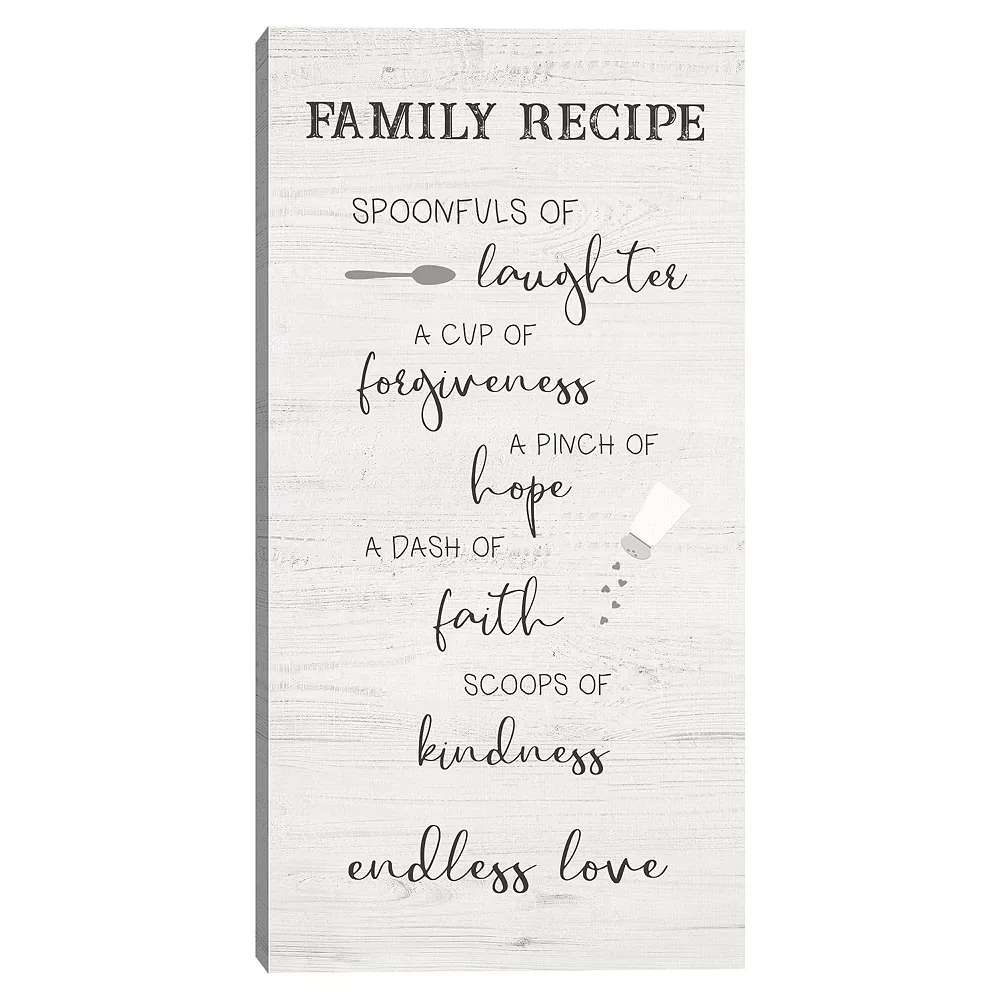 Master Piece Family Kitchen Recipe Canvas Wall Art 1 Master Piece Family Kitchen Recipe Canvas Wall Art