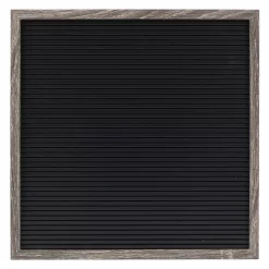 Sonoma Goods For LifeĀ® 12" X 12" Letterboard Black Slats With Gray Frame