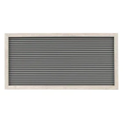 Sonoma Goods For LifeĀ® 14" X 7" Letterboard Gray Slats With White Frame
