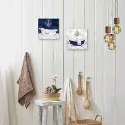 Master Piece Navy Blue Bath I & II Canvas Wall Art 2-piece Set 7 Master Piece Navy Blue Bath I & II Canvas Wall Art 2-piece Set -Kohl's Sales 5467964 ALT2