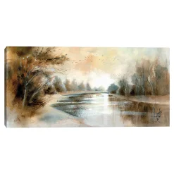 Master Piece Winding River Canvas Wall Art