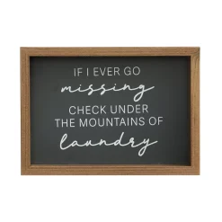 Sonoma Goods For Life® Mountains Of Laundry Caption Art Box