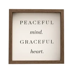 Sonoma Goods For Life® Peaceful Mind & Grateful Heart Caption Art Box
