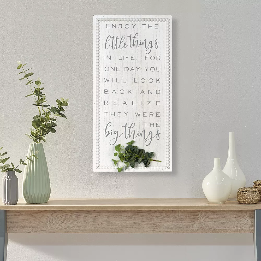 Sonoma Goods For Life® Enjoy The Little Things Wall Decor 2 Sonoma Goods For Life® Enjoy The Little Things Wall Decor - Image 2