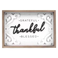 Sonoma Goods For Life® Grateful Thankful Blessed Wall Decor