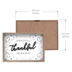 Sonoma Goods For Life® Grateful Thankful Blessed Wall Decor -Kohl's Sales 5635998 ALT2