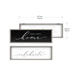 Sonoma Goods For Life® Home Celebrate Reversible Framed Wall Art -Kohl's Sales 5636626 ALT4